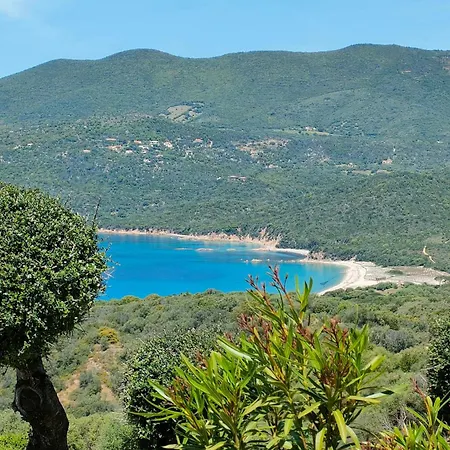 Mini Avec Wifi Dans Calme Wifi Piscine A Pied Serra-di-Ferro (Corsica)