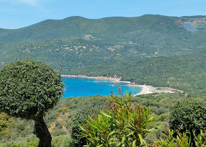 Mini Avec Wifi Dans Calme Wifi Piscine A Pied Serra-di-Ferro (Corsica)